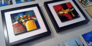 Deux tableaux abstraits