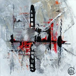 Tableau abstrait par Christophe Baudin