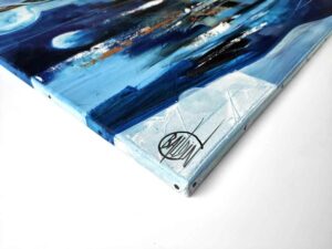 Signature de l'artiste peintre contemporain Christophe Baudin