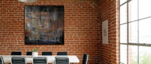 Tableau 100x100 contemporain et abstrait par Christophe Baudin