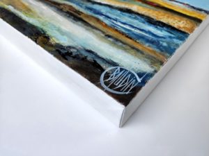 Signature de l'oeuvre format 60x60 cm