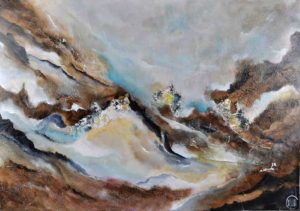 Lost - Toile 70x80 - Artiste art moderne - Christophe Baudin