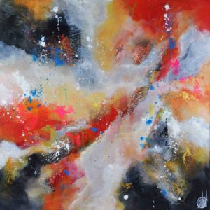 Métamorphosis - Toile art abstrait 80x80