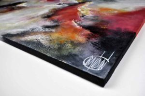 Signature de l'artiste peintre contemporain Christophe Baudin