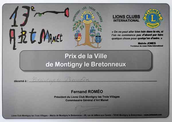 Prix de la Ville de Montigny le Bretonneux