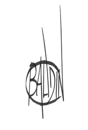 Signature de l'artiste peintre contemporain Christophe Baudin