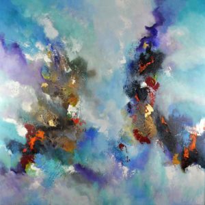 Tableau abstrait 100x100