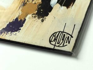 Signature de l'oeuvre contemporaine