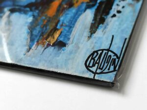 Signature de l'oeuvre contemporaine