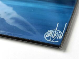 Signature de l'oeuvre contemporaine