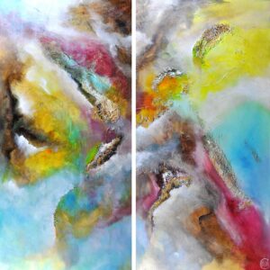 Tableau en deux parties par Christophe Baudin