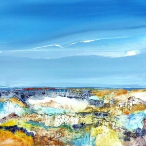 Tableau paysage abstrait