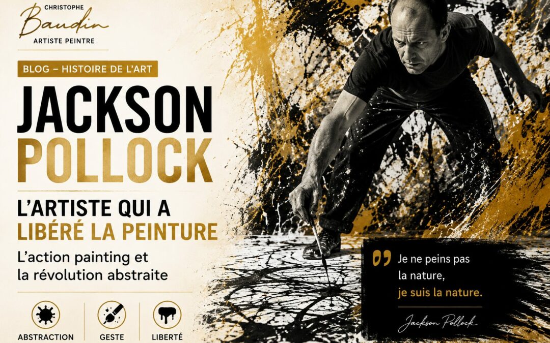 Découvrez le génie rebelle : une biographie en une page de Jackson Pollock