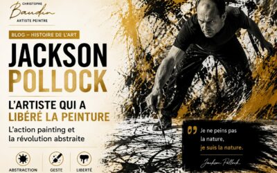 Découvrez le génie rebelle : une biographie en une page de Jackson Pollock