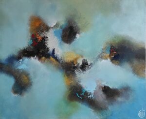 Découvrez la magie de "L'instant présent", un tableau captivant aux dimensions généreuses de 60x73 cm. Dans cette œuvre, les couleurs se mêlent harmonieusement pour créer une symphonie visuelle. Les teintes de bleu clair et d'ocre se rencontrent, tandis que des touches éclatantes d'orange et de rouge viennent illuminer la composition. Les textures délicates, le sable et le papier de soie, ajoutent une dimension tactile et invitent à une exploration sensorielle. Ce tableau évoque la légèreté des nuages et nous transporte dans un état de contemplation paisible. "L'instant présent" incarne la beauté fugace et éphémère de chaque moment de notre vie. Il nous rappelle l'importance de savourer le présent, de se laisser emporter par la tranquillité et de trouver la sérénité dans les nuances changeantes de notre existence. Accrochez cette œuvre inspirante dans votre espace de vie pour vous rappeler de l'importance de vivre pleinement chaque instant et de célébrer la beauté éphémère qui nous entoure.