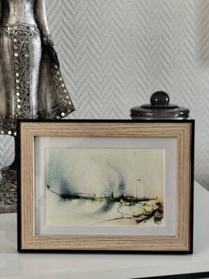 Tableau de la série Aquapictura – œuvre abstraite de Christophe Baudin inspirée par l’eau et la lumière