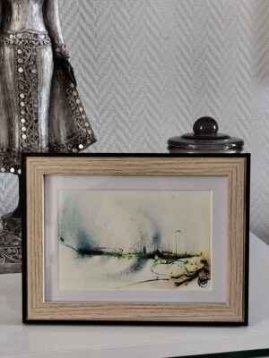 Tableau de la série Aquapictura – œuvre abstraite de Christophe Baudin inspirée par l’eau et la lumière