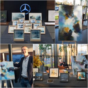 Collaboration artistique entre Christophe Baudin et la société Mercedes – peinture contemporaine et innovation