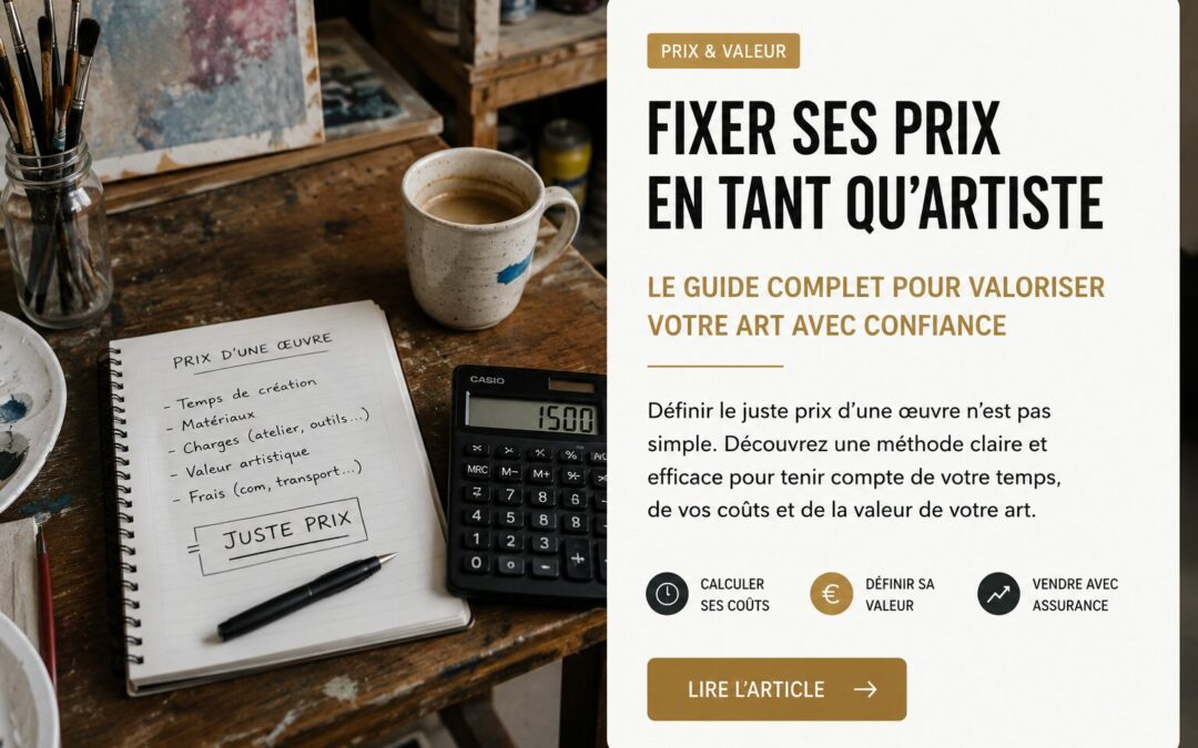 Fixer ses prix en tant qu&rsquo;artiste