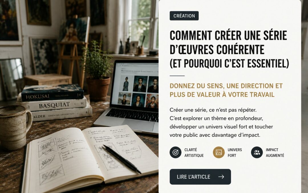 Comment créer une série d’œuvres cohérente (et pourquoi c’est essentiel)