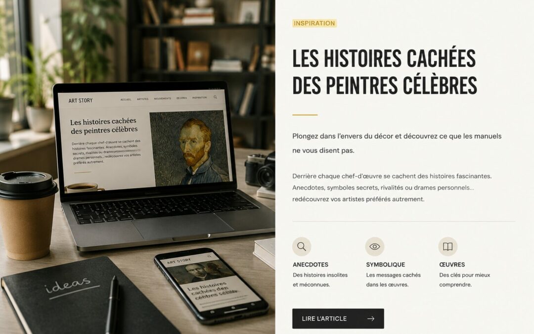 Les histoires cachées des peintres célèbres
