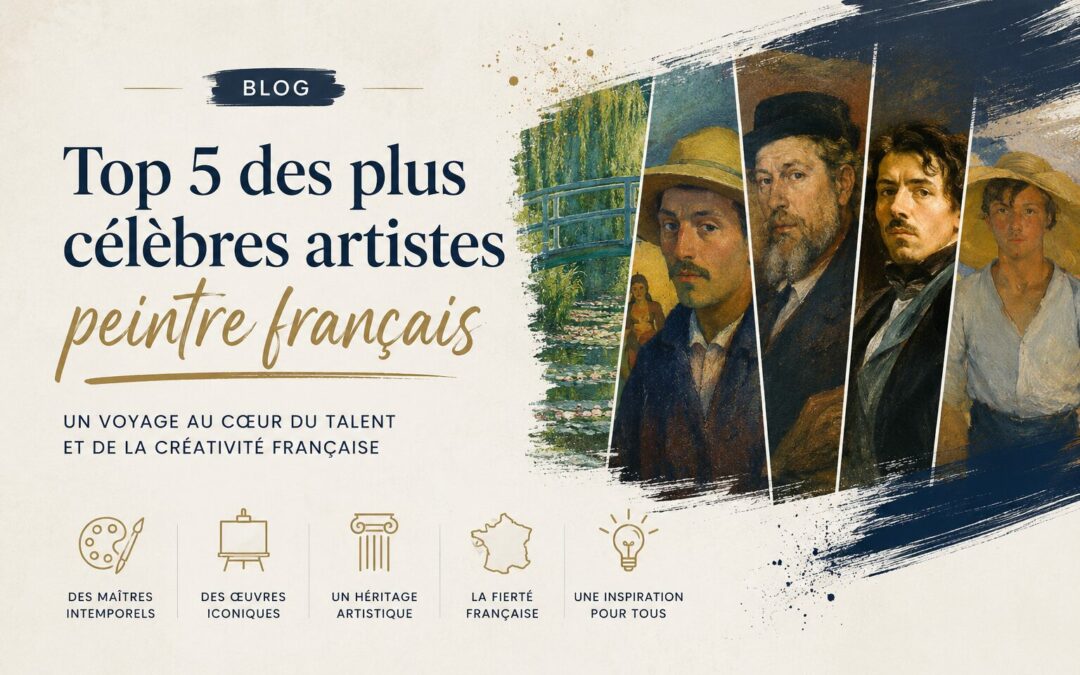 Top 5 des plus célèbres artistes peintre français