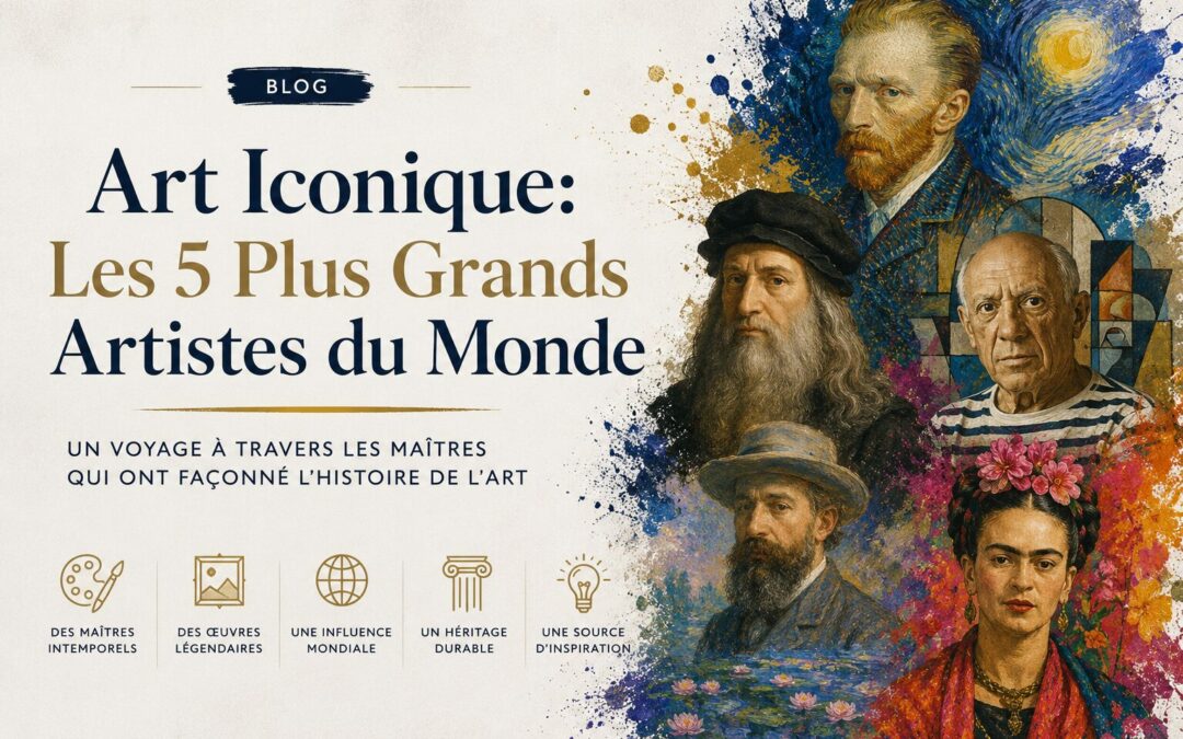 Art Iconique: Les 5 Plus Grands Artistes du Monde