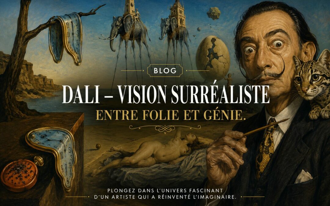 Dali – Vision surréaliste entre folie et génie.