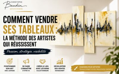 Comment vendre ses tableaux : la méthode des artistes qui réussissent