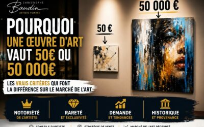 Pourquoi une œuvre d’art vaut 50€ ou 50 000€